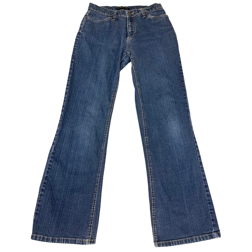 Bill Blass Jeans Womens 6 Modern Fit Blue Denim Stretch Pants Medium Wash